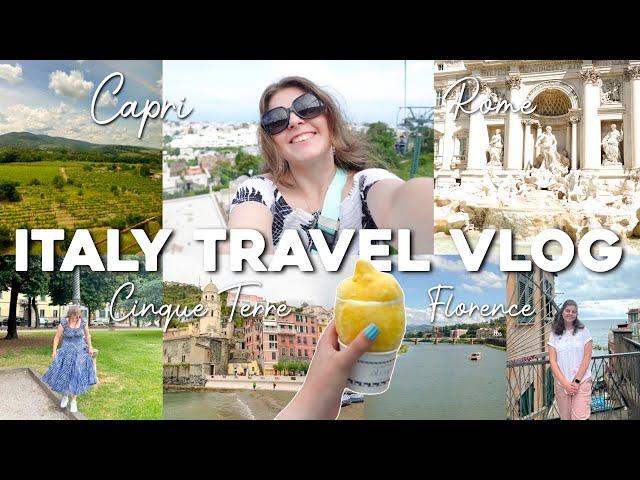 ITALY TRAVEL VLOG! | Rome, Capri, Cinque Terre, & Florence