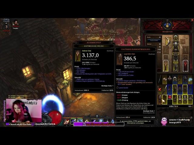 Diablo3 S28 //Start HC Zauberer// 0 Plan wie immer =) (FSK18)