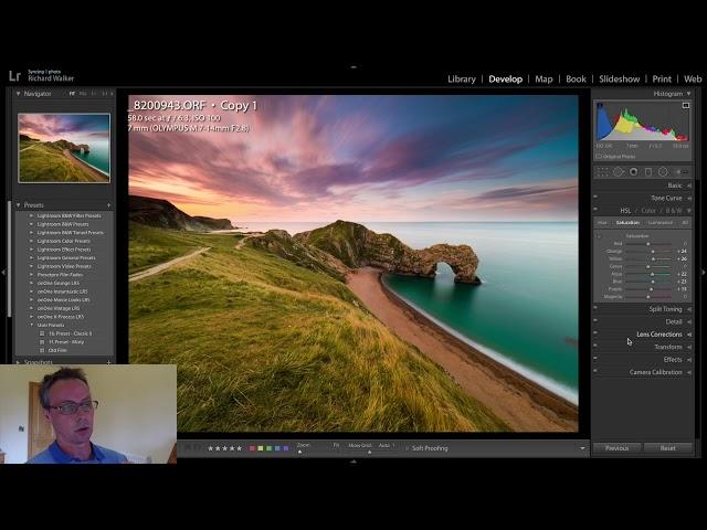 Lightroom Landscape Photography Editing Tutorial - Durdle Door, Dorset