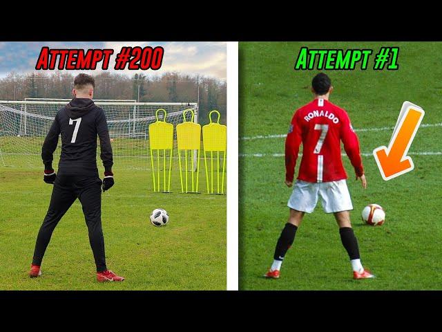 Recreating The Most Iconic Freekicks Ever! | Beckham, Ronaldo & More!