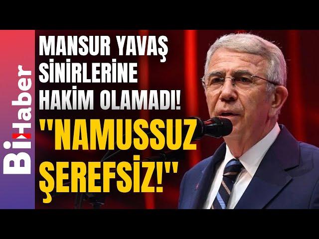 Mansur Yavaş Sinirlerine Hakim Olamadı: "Namussuz, Şerefsiz!" | BiHaber