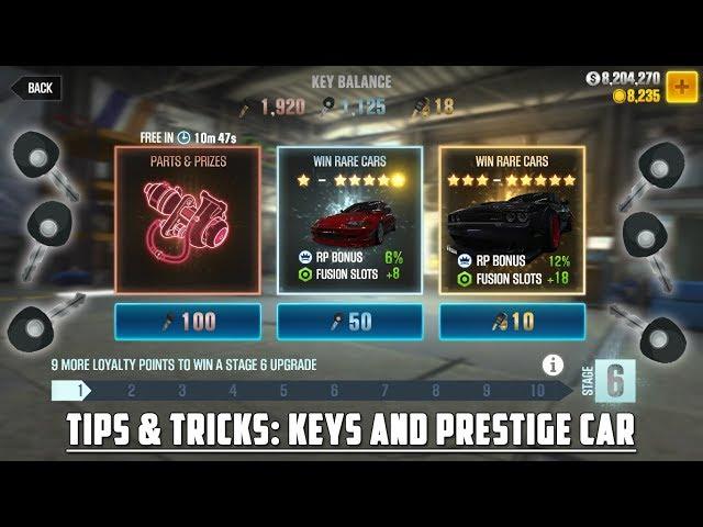 CSR Racing 2 | Get More Silver Keys & Prestige Car - Tips and Tricks