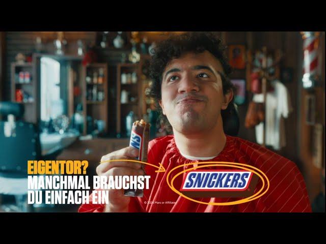Snickers Eigentor TV Spot