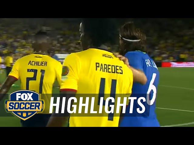 Brazil vs. Ecuador | 2016 Copa America Highlights