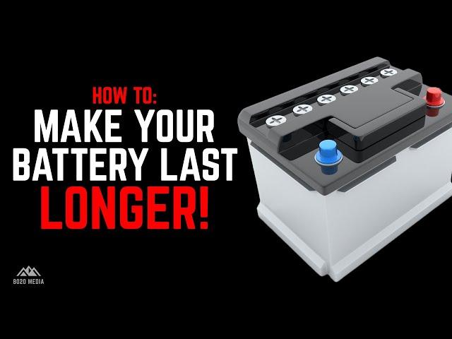 How to Make Your Car Battery Last Longer: 6 TIPS Revealed!