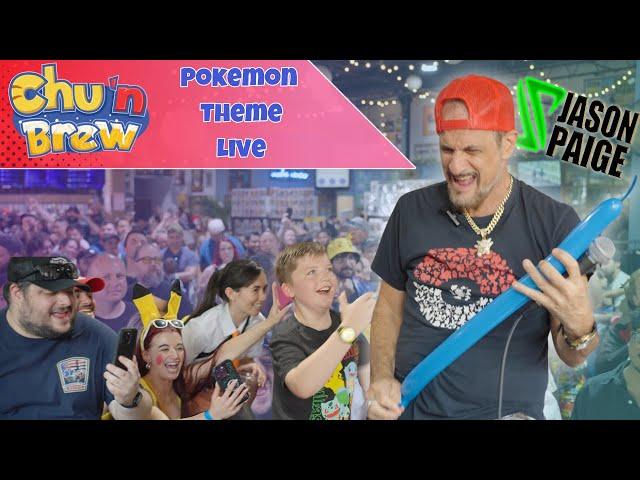 Jason Paige Performs Pokémon Theme Song Live at Chu 'n Brew 2024!"