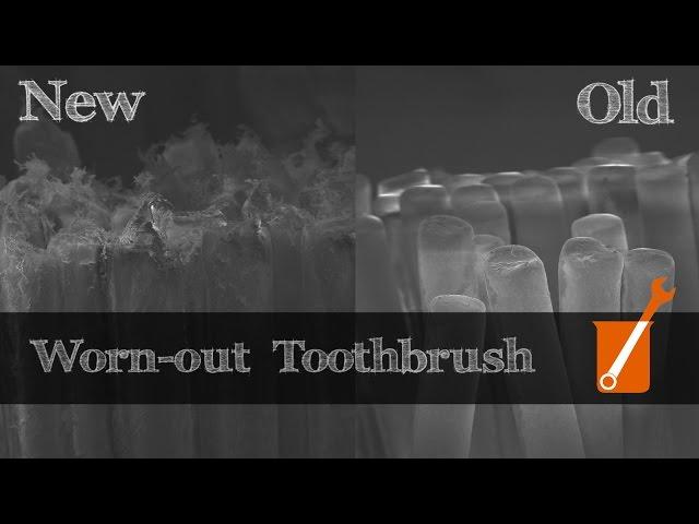 Your toothbrush is worn-out!