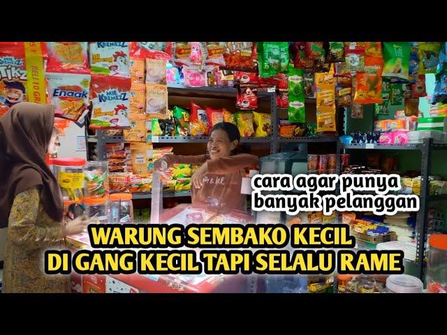 warung sembako kecil yang selalu rame || cara agar warung rame pelanggan⁉️@Gazzandra19