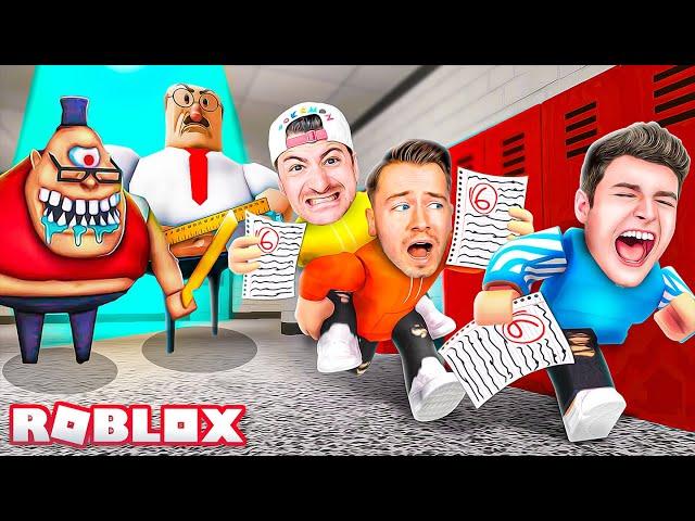 WER Entkommt als ERSTES aus ALLEN SCHULEN in ROBLOX !?