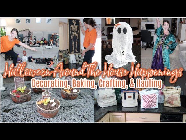 Halloween Around The House Happenings! Decorating, Baking, Crafting, & Hauls! Grocery + More!