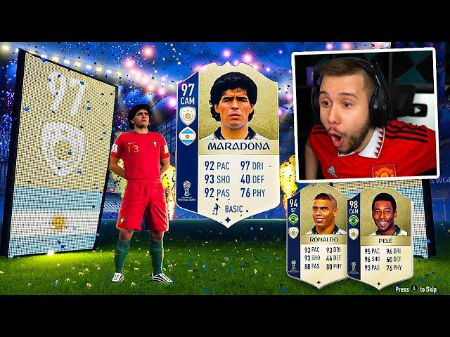 100x RETRO FIFA ICON PACKS! 