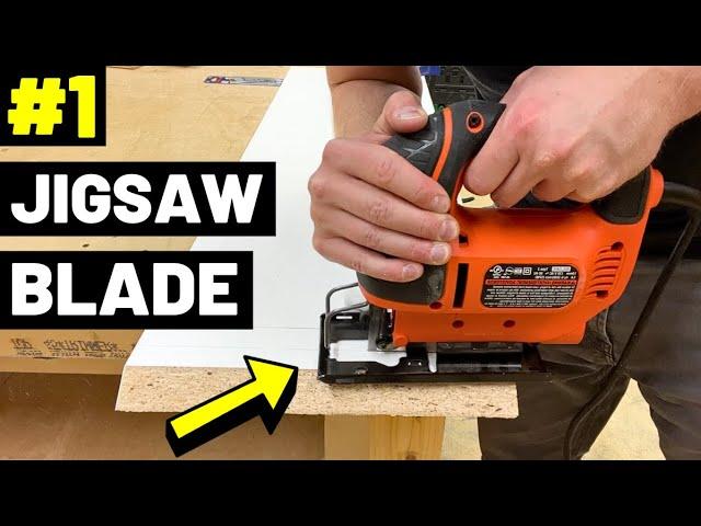 #1 Jigsaw Blade for CLEAN PLYWOOD CUTS! (Try this Jigsaw Cutting Approach...)