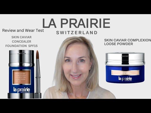 LA PRAIRIE SKIN CAVIAR CONCEALER FOUNDATION SPF 15 | REVIEW & WEAR TEST | DRY, MATURE SKIN