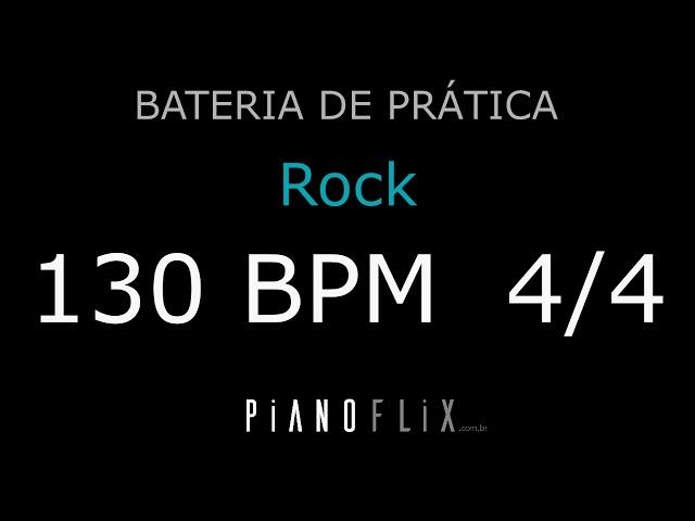 Bateria de prática - Rock - 130 bpm