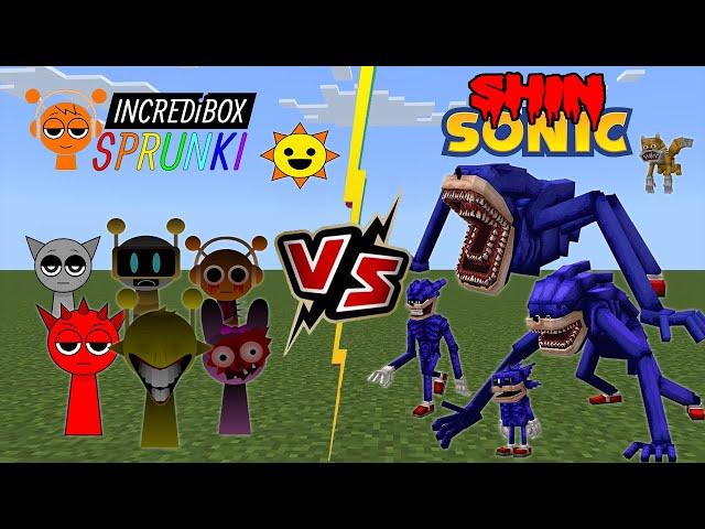 Sprunki Incredibox VS Shin Sonic [Sonic Tapes]  [Sprunki] Minecraft Addon