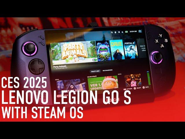 Hands On With the Lenovo Legion Go S PC Gaming Handheld: A Streamlined System, Now With SteamOS