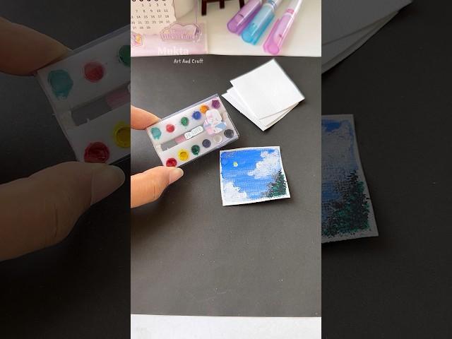 Miniature Painting Set #shorts #diy #art #youtubeshorts