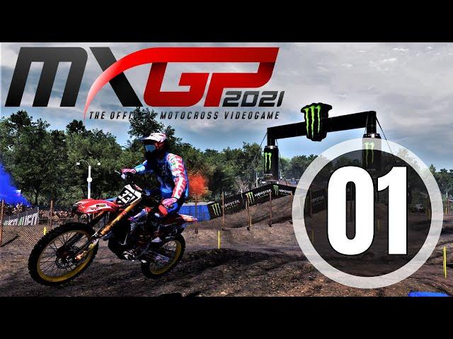 MXGP 2021 Career Mode | 01 Orlyonok Russia | The Start of a New Career | Honda Assomotor | PS5