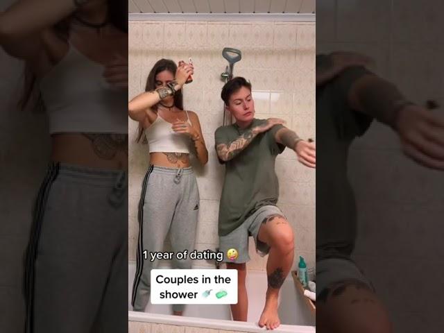 Couples in the shower - lesbian queer edition ️‍