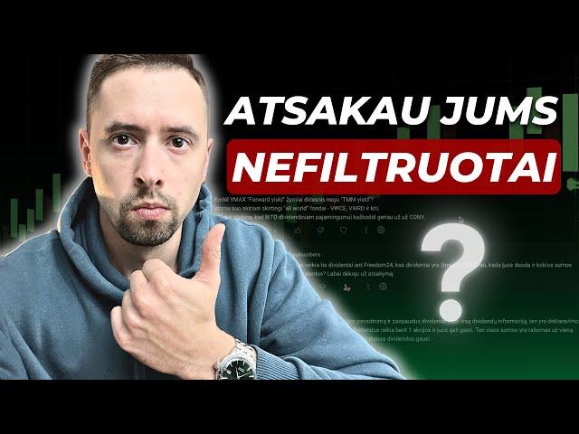 #24 Q&A NEFILTRUOTAI - YieldMax, Portfeliai, Mokesčiai ir kt.