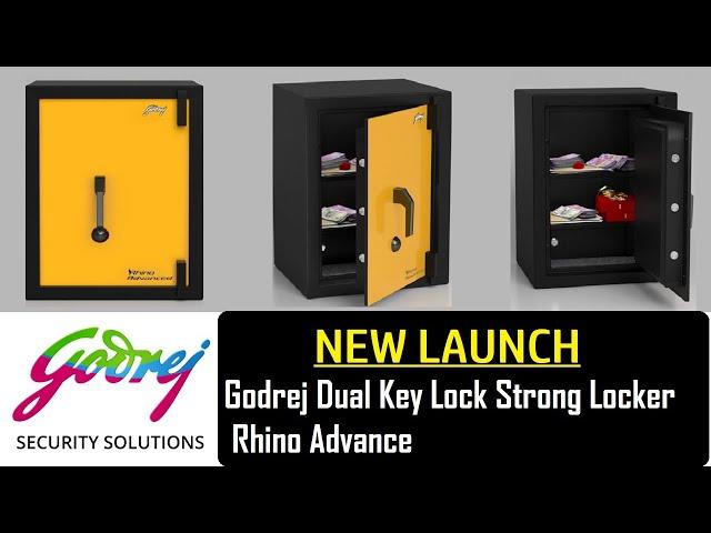 Godrej Dual Key Lock Strong Locker - Godrej Rhino Advance - Extra Space with High Secure Safe Locker