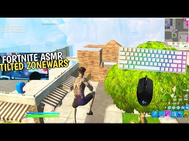 RK ROYAL KLUDGE RK68 (RK855) ASMR  Red Switches Chill Keyboard Fortnite Tilted ZoneWars Gameplay! 