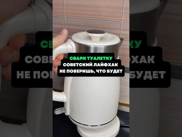 Свари туалетку.Советские лайфхак,не поверишь,что будет #лайфхаки #советы #хитрости