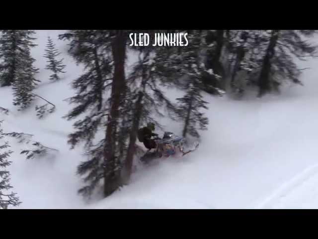Duncan Lee shreds Togwotee Mountain Lodge with the Sled Wraps and Sled Junkies Crew