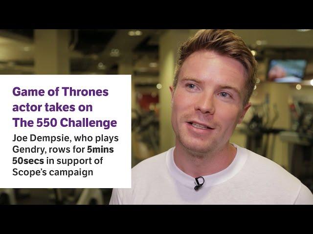 Game of Thrones actor Joe Dempsie takes Scope's 550 Challenge - Scope video