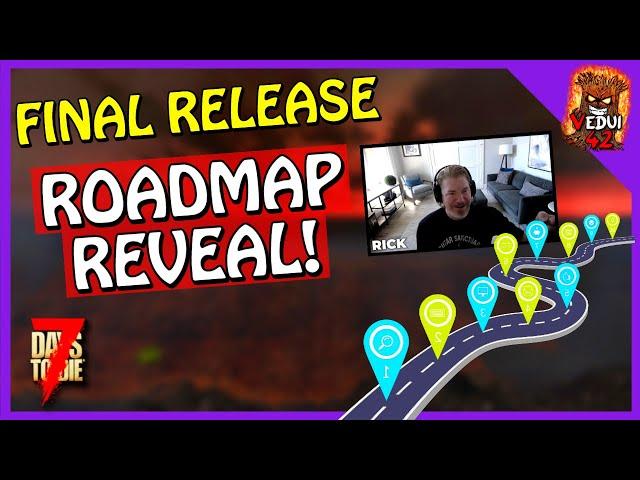 ROADMAP Reveal! The Fun Pimps Speak! 7 Days To Die Alpha 21 @Vedui42