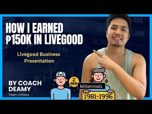 How I earned Php150,000 in LIVEGOOD? Livegood Business Presentation.