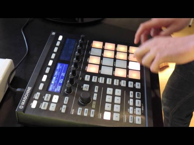 Performing a beat on MASCHINE MK2