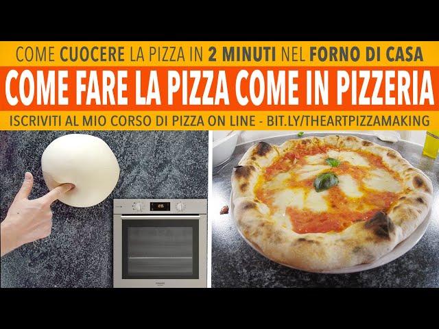 Come Fare La Pizza Napoletana In Casa - Metodo Combo  Padella Grill 2 Minuti - Ricetta