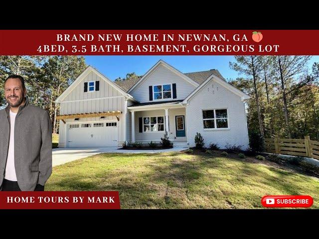 Southern Charm At Its Finest! Brand New Basement Home On Stunning Lot In Newnan, GA 