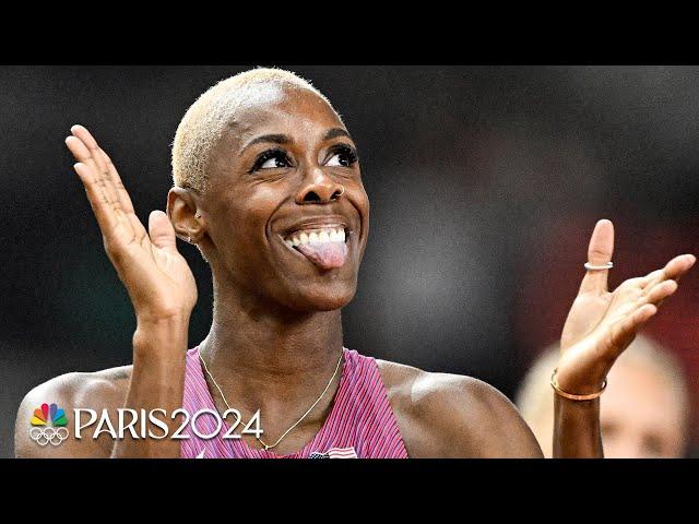 Shamier Little glides into 400m hurdles final at World Championships | NBC Sports