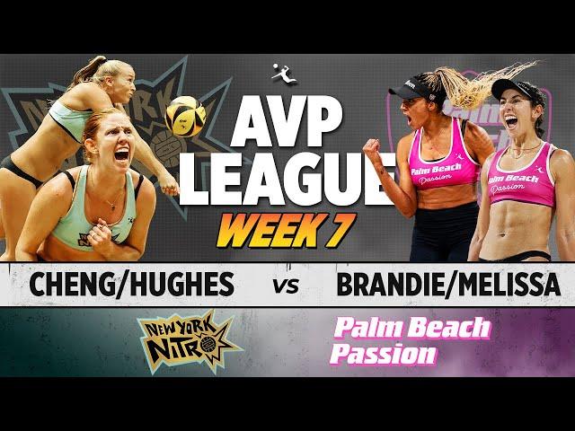 Cheng/Hughes vs. Humana-Paredes/Wilkerson | New York Nitro vs. Palm Beach Passion AVP LEAGUE WEEK 7