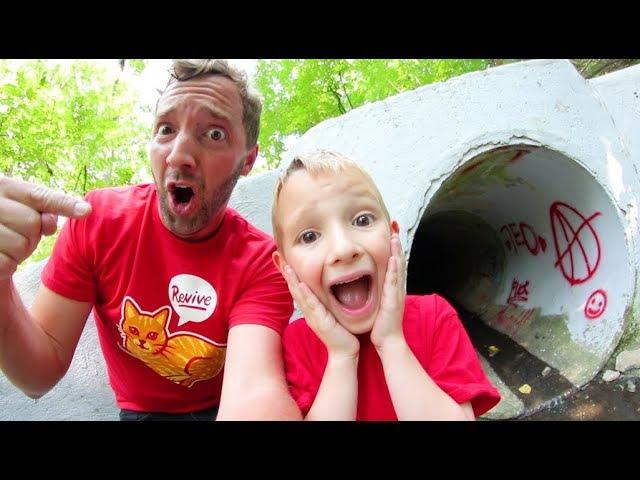FATHER SON ADVENTURE TIME! / Creepy Sewer!