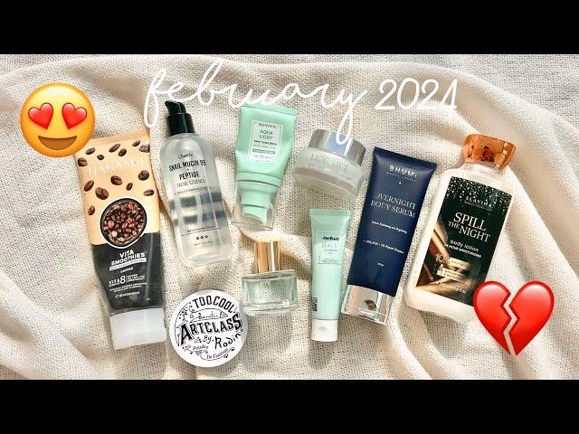 Likes & Dislikes : February 2024 (oily combination & acne prone skin)