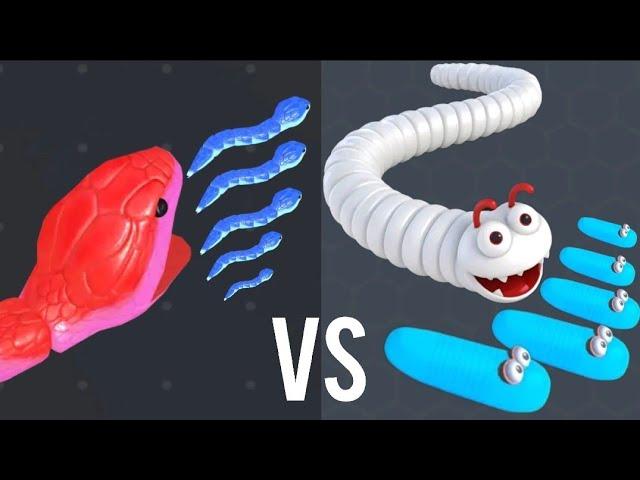 Snake Clash VS Worms Clash Snake Games.Epic Battle: