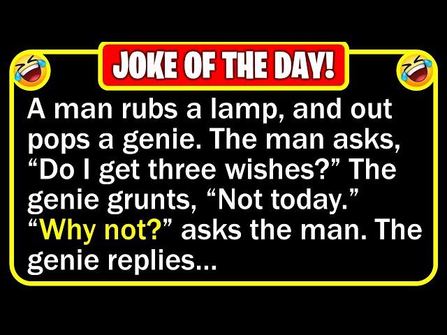  BEST JOKE OF THE DAY! - A man was walking along a beach, and stumbled upon an old... | Funny Jokes