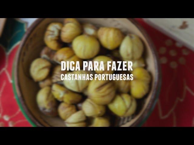 Como fazer castanhas portuguesas  | Dicas de Bem-Estar - Lucilia Diniz