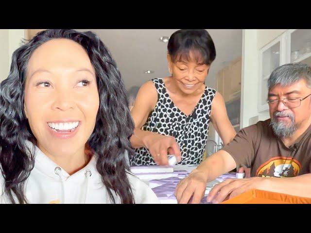 Learning how to PLAY MAHJONG with my Filipino Aunt | Favorite Chinese tile game in the Philippines