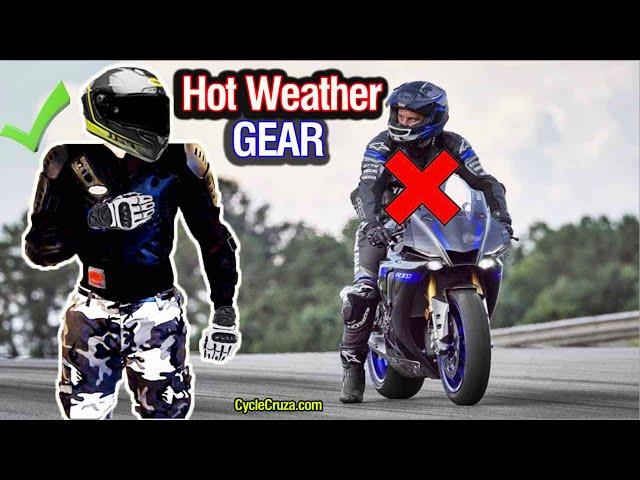 BEST Motorcycle GEAR for SUMMER HOT WEATHER 2023