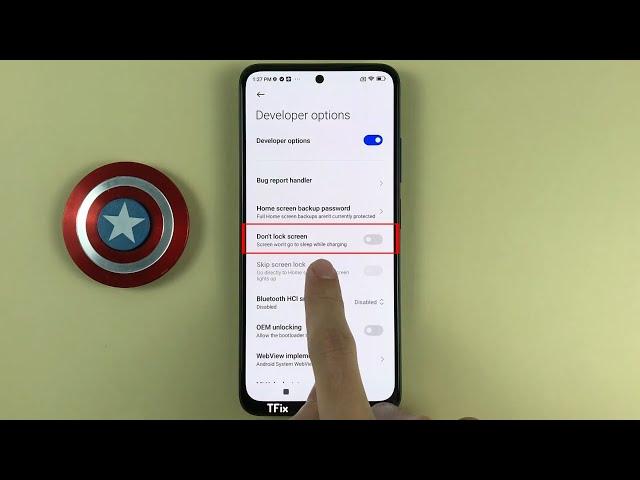 How to turn off, not use the lock screen on Xiaomi Redmi Note 11 Android 12