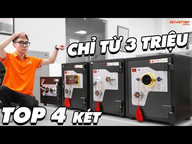 Top 4 mẫu két sắt Siêu Cường Giá Rẻ + Bền dành cho gia đình | Két Sắt Việt Tiệp