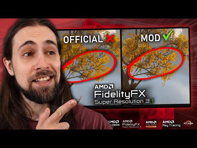 AMD FSR 3.1 MODS are BETTER than the official implementations... AGAIN...