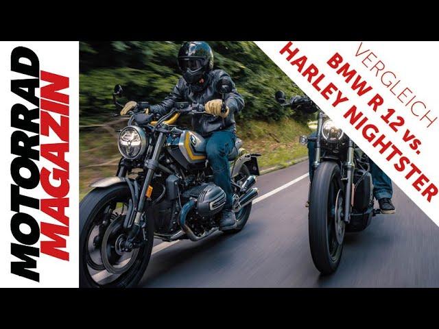 BMW R 12 gegen Harley Nightster – Vergleich der kontroversen Cruiser