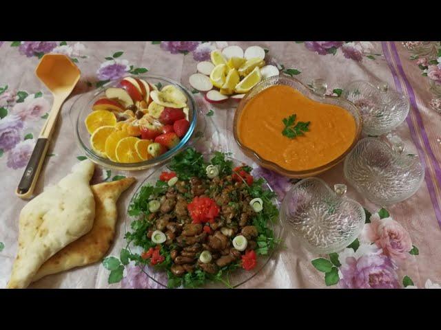 اطيب عشاء اقتصادي ومتنوع وجدا لذيذ مع هيل وزعفرآن بغداد