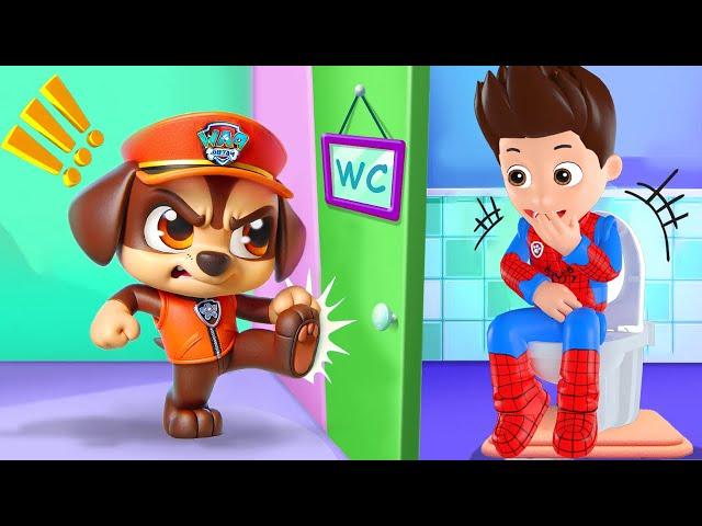 What Happened! RYDER... Please Help! Open The Toilet Door Now | Paw Patrol Ultimate Rescue