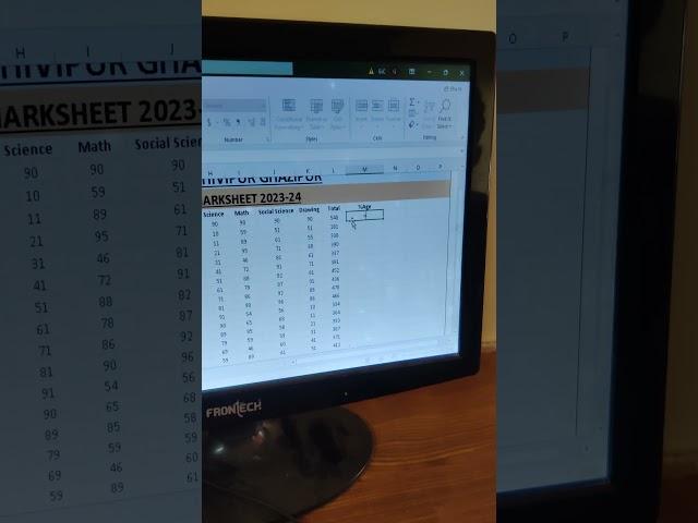 how to make Persentage in Excel #computertricks  #tricks #excel #exceltricks #exceltips #persentage